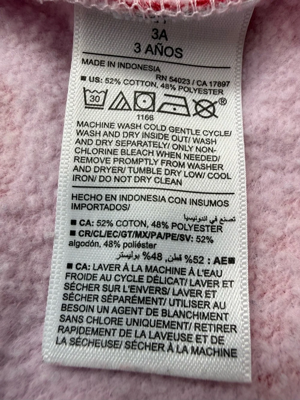 Old Navy Pink Heart Sweatshirt Dress Size 3T